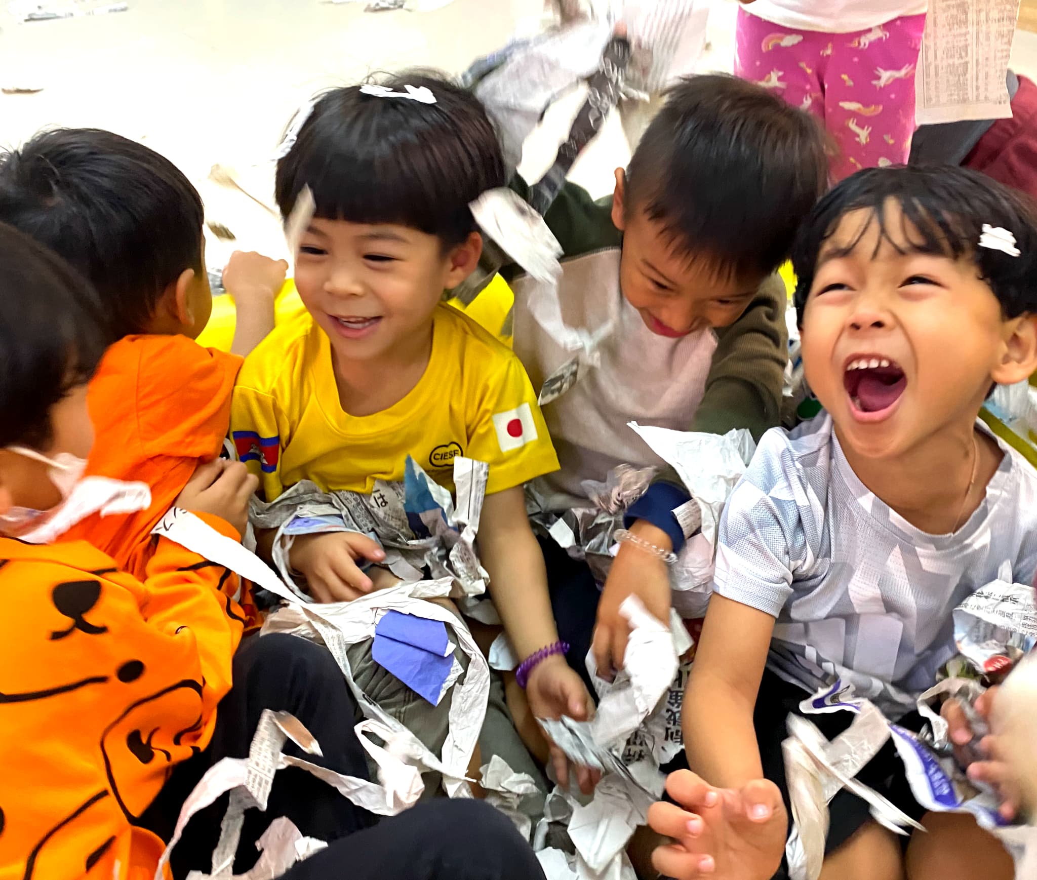 子どもたちの笑顔